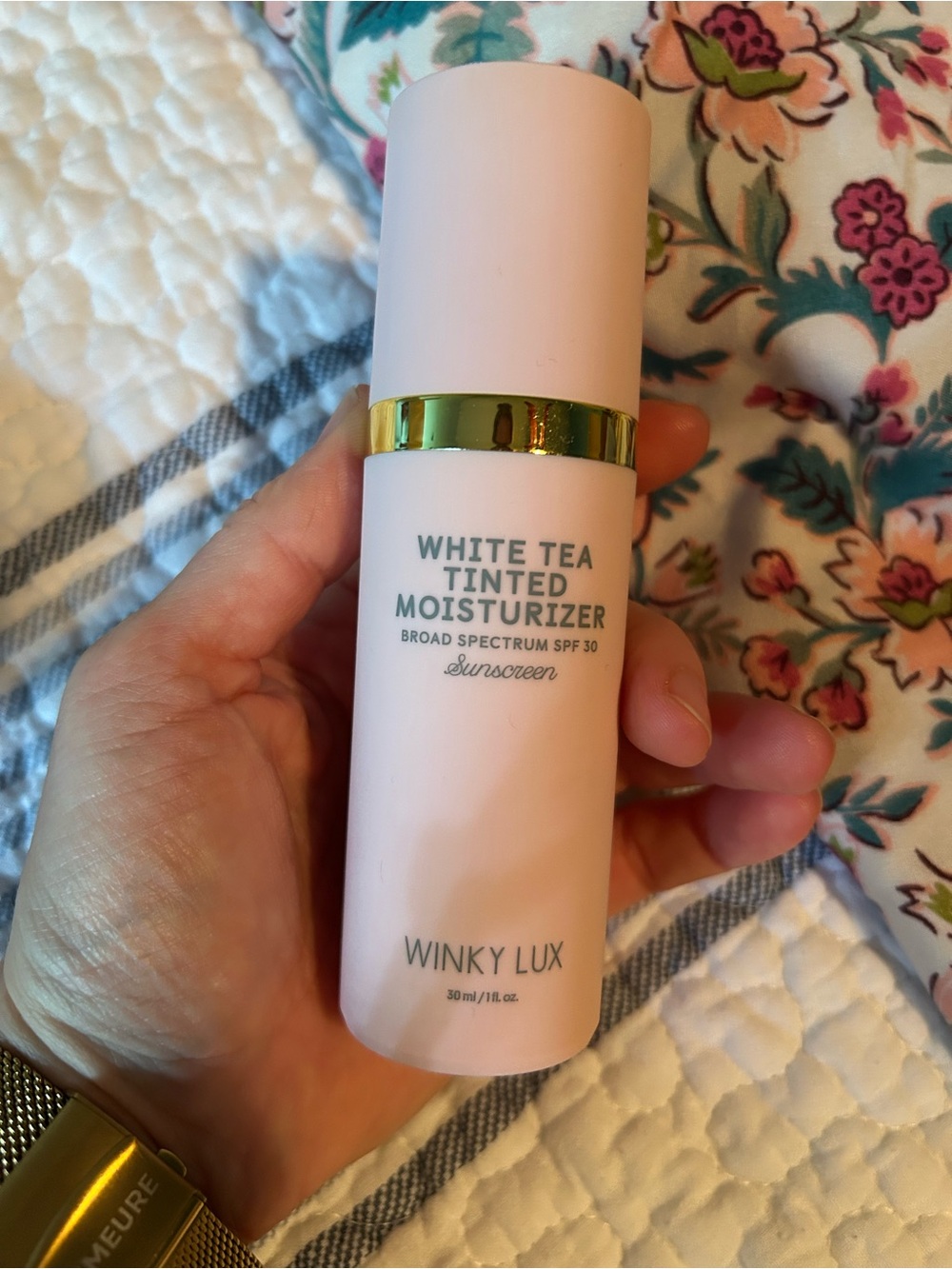 WINKY LUX Pink and Gold White Tea Tinted Moisturizer SPF 30 in Shade Medium/Deep